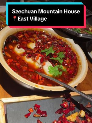 📍Szechuan Mountain House #szechuanmountainhouse #nyc #nycfood #nycrestaurants #szechuanfood @Taosquared 