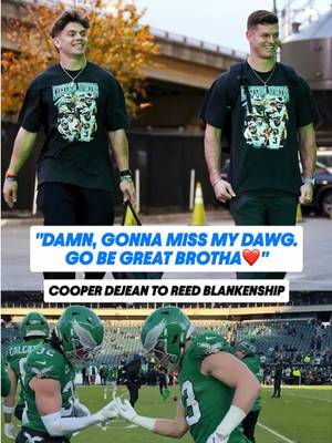 The end of the Cooper DeJean and Reed Blankenship duo in Philly 💙 via @NFL, @Philadelphia Eagles #cooperdejean #reedblankenship #footballtiktok #freeagency 