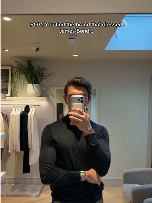 I’m one @N.Peal cashmere sweater away from being Bond himself 🔫 🤝🫡  #jamesBond #style #Npeal #mensfashion 