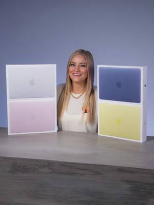 All 4 colors of the new MacBook Neo! Which is your favorite? #unboxing #apple #macbookneo
