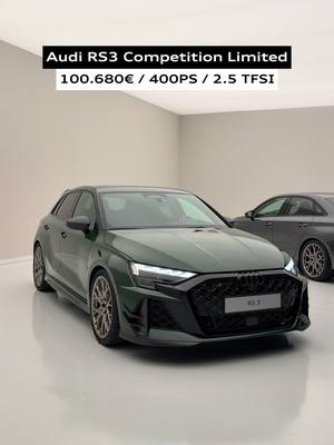 New 2026 Audi RS3 Competition Limited 1 of 750😍 #audi #rs3 #audirs3 