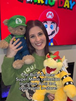 🍄 HAPPY MAR10 DAY, FRIENDS! 🎉❤️ This is a special year for Mario, as Nintendo is celebrating Super Mario Bros. 40th anniversary!  To help celebrate Mar10 Day, @Build-A-Bear Workshop sent me a lovely surprise box, and it included a sneak peak of their upcoming Super Mario collection! ✨The collection features plushies of Bowser, Yoshi, and outfits inspired by Mario, Luigi, and Princess Peach! The Build-A-Bear Super Mario collection launches April 3, online and in-store, and you can sign up on BuildABear.com to be notified when the plush drops online and in stores! A big thank you again to @buildabear for gifting me these awesome and adorable plushies! I’m a HUGE Mario fan and I absolutely adore them! 😭❤️ #MAR10Day #BuildABearMar10Day #buildabear #supermario #supermariobros