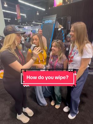 How do you wipe? #dudewipes #expowest 