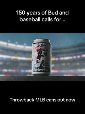 150 years of Bud and baseball means vintage @MLB cans. Available now.  @Yankees @St. Louis Cardinals @Phillies @Padres @Baltimore Orioles @Athletics @Washington Nationals @San Francisco Giants @Texas Rangers @TAMPA BAY RAYS @Los Angeles Dodgers @Houston Astros @Cincinnati Reds @Cubs @Minnesota Twins @Arizona Diamondbacks 