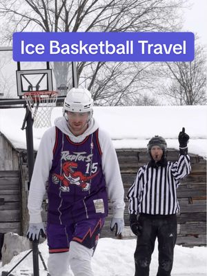 So… how many steps was that? 🧐 #icebasketball #robworling14 #pavelbarber #basketball #skating 