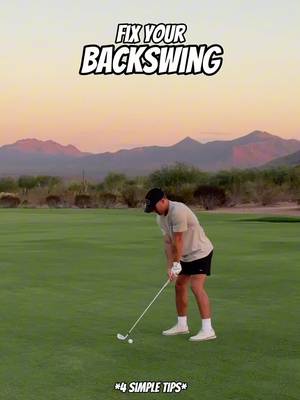 Some simple tips to improve your backswing #golf #golftips #backswing