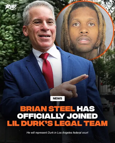 #BrianSteel has officially joined #LilDurk's legal team‼️💼 Still will represent Durk in Los Angeles federal court—Jury selection is set to begin on August 20, 2026 👀 #YoungThug #Durkio #lildurkedits 