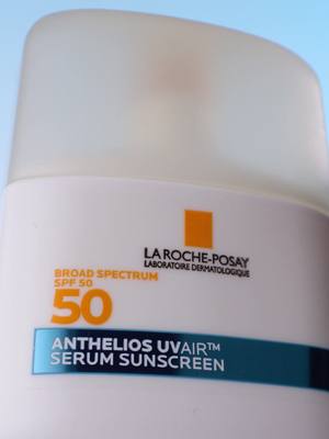 Meet Anthelios UV Air ☁️😎 The new serum sunscreen that feels light as air on skin ☀️ SPF 50 ☀️ 48h hydration ☀️ 16h anti-pollution defense ☀️ Tested on all skin tones #larocheposay #sunsafety #skintok
