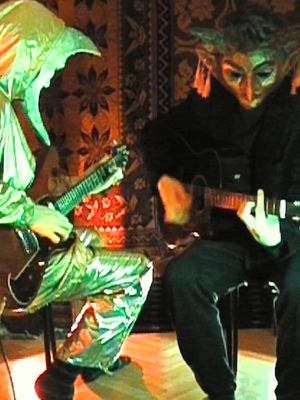 <BLUE_DUEL.AVI> 🌛 & 👹 #guitar #duel #moon #devil #nostalgic 