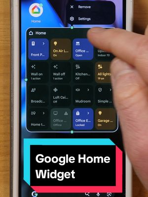 Google Home Widget
