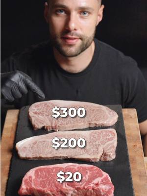 $20 vs $200 vs $300 Steak #wagyu 