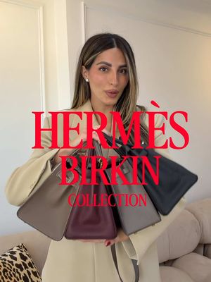 Full Hermes Birkin collection ! #birkincollection #hermescollection #luxurybagcollection #designerbagcollection #hermesbirkin25 