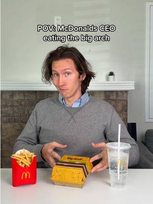 Since last one did so well here’s the full version! #mcdonalds #ceo #burger #bigarch