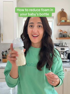 Foam in your baby's bottle? Read this 👇 1. Most foam won't actually pass through the bottle nipple  2. To reduce it from the start, swirl the formula instead of shaking Save this for your next feed 🍼  #formulafeeding #formulababy #combofeeding #bottlefeeding #newmomtips 