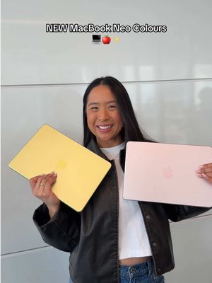 The new MacBook Neo Colours! 💻🍎✨ Which colour is your fave? #apple #macbookneo #macbook 