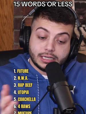 15 WORDS OR LESS 🧐 #Future #UTOPIA #NWA #RapBeef #MusicQuiz 