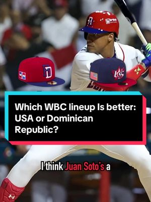 Which WBC lineup Is better: USA or Dominican Republic? #worldbaseballclassic #Dominicanrepublic #teamusa #wbc2026 #mlb2026