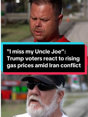 “I just wish he would keep up on this campaign promise.” Alex Tabet spoke with Trump voters in Florida who are expressing frustration over rising gas prices due to the war with Iran. #news