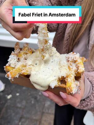A ton of parmesan with truffle mayo #amsterdam #fries #chips 