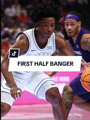 Now THAT'S how you end the first half 🫡 #Big12MBB | 📺 ESPN+