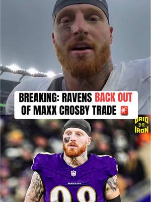 Maxx Crosby did not pass his physical and his headed back to the Raiders, per Dianna Russini (via @Las Vegas Raiders) #nfl #football #raiders #ravens #maxxcrosby 