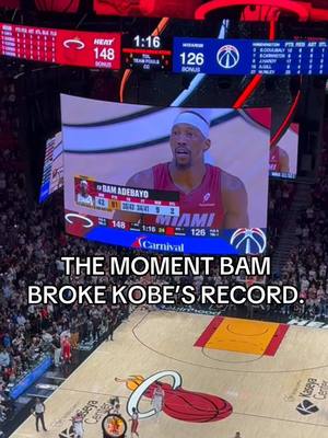 83 POINTS FOR BAM ADEBAYO 🔥 #NBA #basketball #miamiheat #bam #espnsocial 