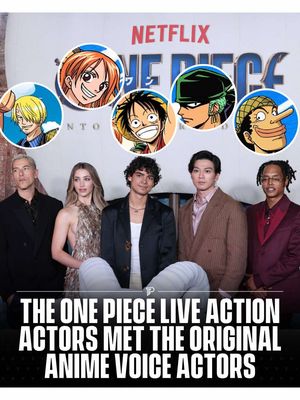 The live action cast of Netflix's One Piece met the original Japanese anime voice actors who have been bringing the Straw Hat crew to life for over two decades. Iñaki Godoy, who plays Monkey D. Luffy, traveled to Tokyo ahead of the first season to meet Mayumi Tanaka, who has voiced Luffy in the anime since 1999. Tanaka welcomed him to the family and the two shouted Luffy's iconic catchphrase together. The original voice actors, including Kazuya Nakai (Zoro), Akemi Okamura (Nami), Kappei Yamaguchi (Usopp), and Hiroaki Hirata (Sanji), all reprised their roles for the Japanese dub of the live action series. Season 2 of Netflix's One Piece is now streaming after premiering on March 10, with a third season already in production. #Pubity #Viral #Film