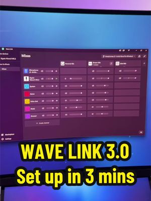Set up Wave Link 3.0 in under 3 minutes! 🎙️🔊🌊 @Elgato made this so ez 😌 No need for an Elgato Wave Mic, but I *highly* recommend Wave:3 MK.2 #ElgatoPartner #streamingsetup #twitchstreamer #gaming 