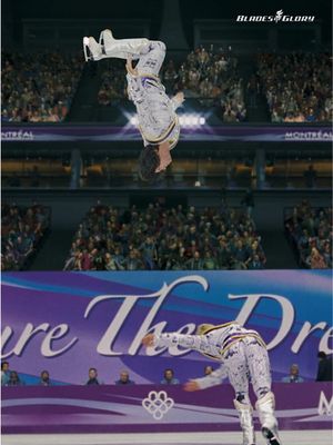 Bet Alysa Liu could pull this off, ngl. #BladesofGlory #AvailableonDigital on #AppleTV 