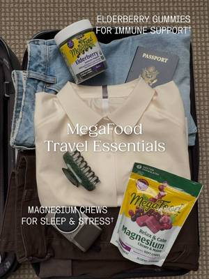 The kind of travel essentials that support you wherever you land. ✈️ Elderberry Gummies and Mag Chews are coming along for the ride. †These statements have not been evaluated by the FDA. This product is not intended to diagnose, treat, cure, or prevent any disease.