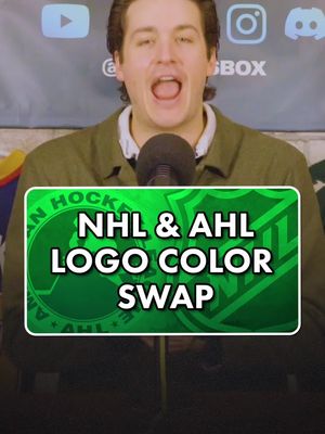 NHL AND AHL LOGO COLOR SWAP! #nhlhockey #NHL #hockey 