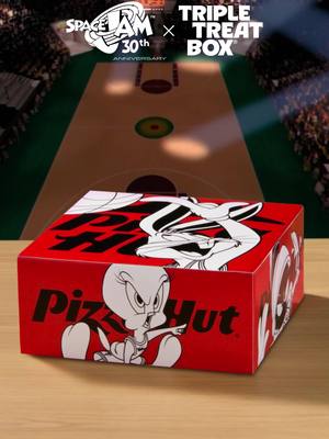 2 pizzas, breadsticks, & cinnamon sticks! Score the Space Jam Triple Treat Box before it’s gone! 