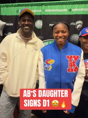 FAMILY LEGACY. She’s NEXT UP 😁⭐️ Track star Antanyiah Brown has signed with the University of Kansas. She’s Antonio Brown’s daughter. #track #trackandfield #highschool #antoniobrown #division1 