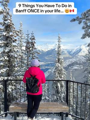 Looking for some epic winter experiences in Banff? 🇨🇦  Add these 9 things to do in Banff to your bucket list:  1. Banff Gondola 🚠 (incredible panoramic views!) @banffgondola  2. Johnston Canyon 🥾 (hike to a frozen waterfall) @banfftours  3. Mt Norquay ❄️ (enjoy tubing & skiing) @mtnorquay  4. Lake Louise ⛸️ (ice skate on a frozen lake) @fairmontcll  5. Afternoon Tea 🫖 (dine in the iconic Fairmont Chateau) @fairmontcll  6. Lake Louise Gondola 🚠 (epic mountain views) @skilouise  7. Skibig3 ⛷️ (learn to ski at 3 iconic resorts) @skibig3  8. Sunshine Banff 🚡( gondola & chairlift to a viewpoint) @sunshinevillage  9. Cave & Basin (visit thermal spring pools) @parks.canada  Which activity are you picking first? 🤩 SAVE for your Canada trip! 🇨🇦  @banff_lakelouise A D  #mybanff #canada #travelcanada #canadianrockies #banff  Banff Canada | Banff things to do | Banff activities | Banff ski | Banff winter | Canadian Rockies | Canada travel | Lake Louide