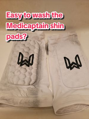 I received a question about the #Medicaptain shin pads after a game... Super easy to wash by hand or in a machine just make sure to air dry... Love these!  #medicaptainshinpads #themedicaptain #shinpads #minishinpads 