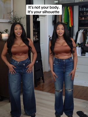 Same jeans. Same size. Same body. It’s not your body, your jeans are fighting your curves. ✨ LTK for the jeans on the left, I’m wearing a size 10  #StyleTips #BodyStrategy #OutfitTips #FashionTips #StyleAdvice 