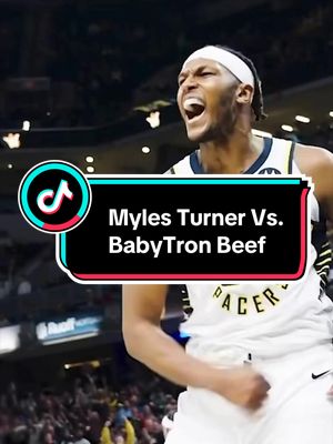 Myles Turner and BabyTrons Beef Is So Random #NBA #fyp #mylesturner #babytron #basketball 