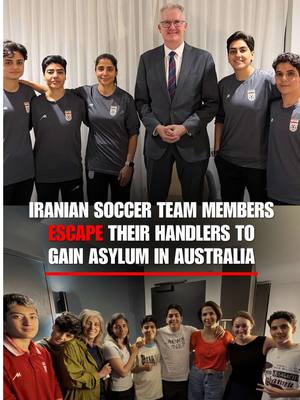 'WAR TRAITORS': Six members of the Iranian women’s soccer team are granted asylum in Australia after escaping their handlers and refusing to sing the national anthem in a bold protest against the regime. The players are now facing threats of severe consequences, and even death, coming from the Islamic Republic. Bryan Llenas breaks down the latest.