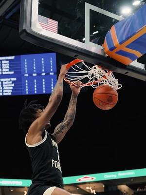 First test✅ #GoDeacs🎩 #WakeForest #basketball #ncaabasketball #win