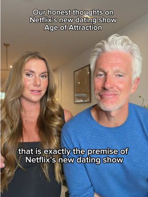 Our honest thoughts on @Netflix’s new dating show #AgeOfAttraction as an age gap couple. We are hooked 👏🏻 You can watch the first five episodes now! #netflixpartner 