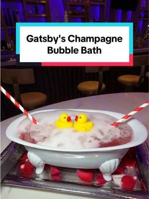 Champagne dreams at Gatsby's inside @Resorts World Las Vegas.💭🍾 #VegasLuxe #VegasHotels #VegasFoodie