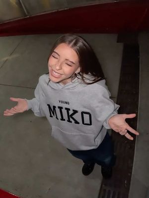 Caught in the moment. “I grew up with the iconic Gap hoodie,” says @baby miko 💗. “All my friends had one, and it was always fun to feel like we could share the same love for something.” Explore the campaign at link in bio. #Sweatslikethis