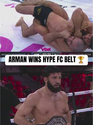 Arman Tsarukyan defeats Muhammad Mokaev 😤 @Hype Fighting Championship #UFC #ufc_mma_sport #grappling #mma 