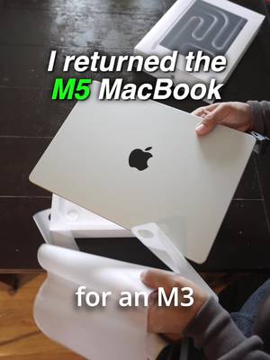 I returned my m5 MacBook, really loved it and wish I had more time with it but my m3 MacBook was fixed and had to return the m5 Also  @apple I see youuu giving people the new iPad would love to have one 👀👀 #apple #macbook #macbookm5 #Tech 
