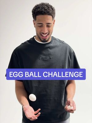 Does this egg ball challenge count?? #NBA #TyreseHaliburton #basketball #PUMA #Hoops @Tyrese Haliburton 