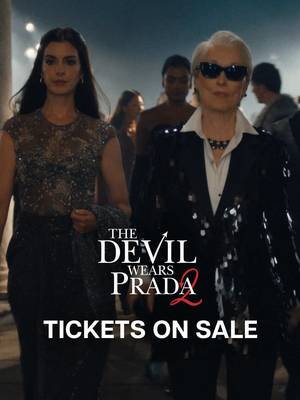 The moment is here. Get tickets now to experience The Devil Wears Prada 2 only in theaters May 1. Link in bio.