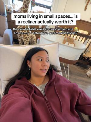 Be honest… was a recliner worth it for you? how long did you actually use it for? 😅 too many decisions for my pregnancy brain to handle #firsttimemom #nesting #nurseryitems #babyfurniture #recliner  
