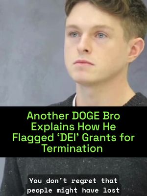 This is Nathan Cavanaugh, a DOGE staffer assigned to the General Services Administration who, alongside another DOGE member named Justin Fox, was tasked with identifying grants for review for termination at the National Endowment for the Humanities (NEH). This six-part video deposition has been edited down for clarity and length and has been released by the American Historical Association, one of the of the associations alongside the Modern Language Association and the American Council of Learned Societies, filing a lawsuit over terminated grants for "schools, libraries and community organizations." "The motion included discovery documents revealing that the Department of Government Efficiency (DOGE) used a flawed ChatGPT process to identify “DEI programs” and inform decisions to terminate grants awarded by the NEH. The motion was filed in the US District Court for the Southern District of New York," their joint press release reads. "In the motion, the plaintiffs present three claims: violations of the First Amendment; violations of the Equal Protection Clause; and violation of the separation of powers, as DOGE carried out the termination of the grants, not the NEH Chair, and without approval from Congress."