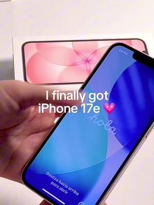 I finally have it 💞 #iphone17e #apple #shotoniphone #studytok #iphoneunboxing  @apple 
