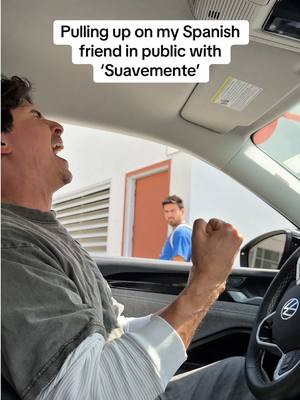 He couldn’t resist the good vibes #reaction #funny #hispanic #suavemente #spanish 